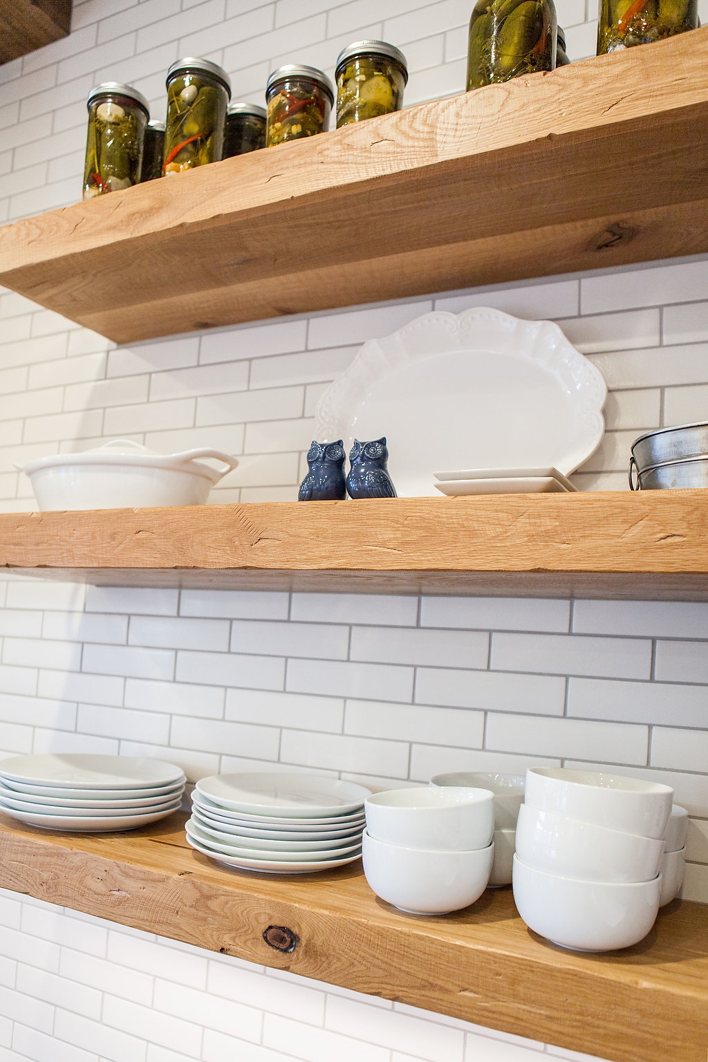 kitchen Shelves Modern Classic Custom Home in Tetherow (Bend, Oregon)